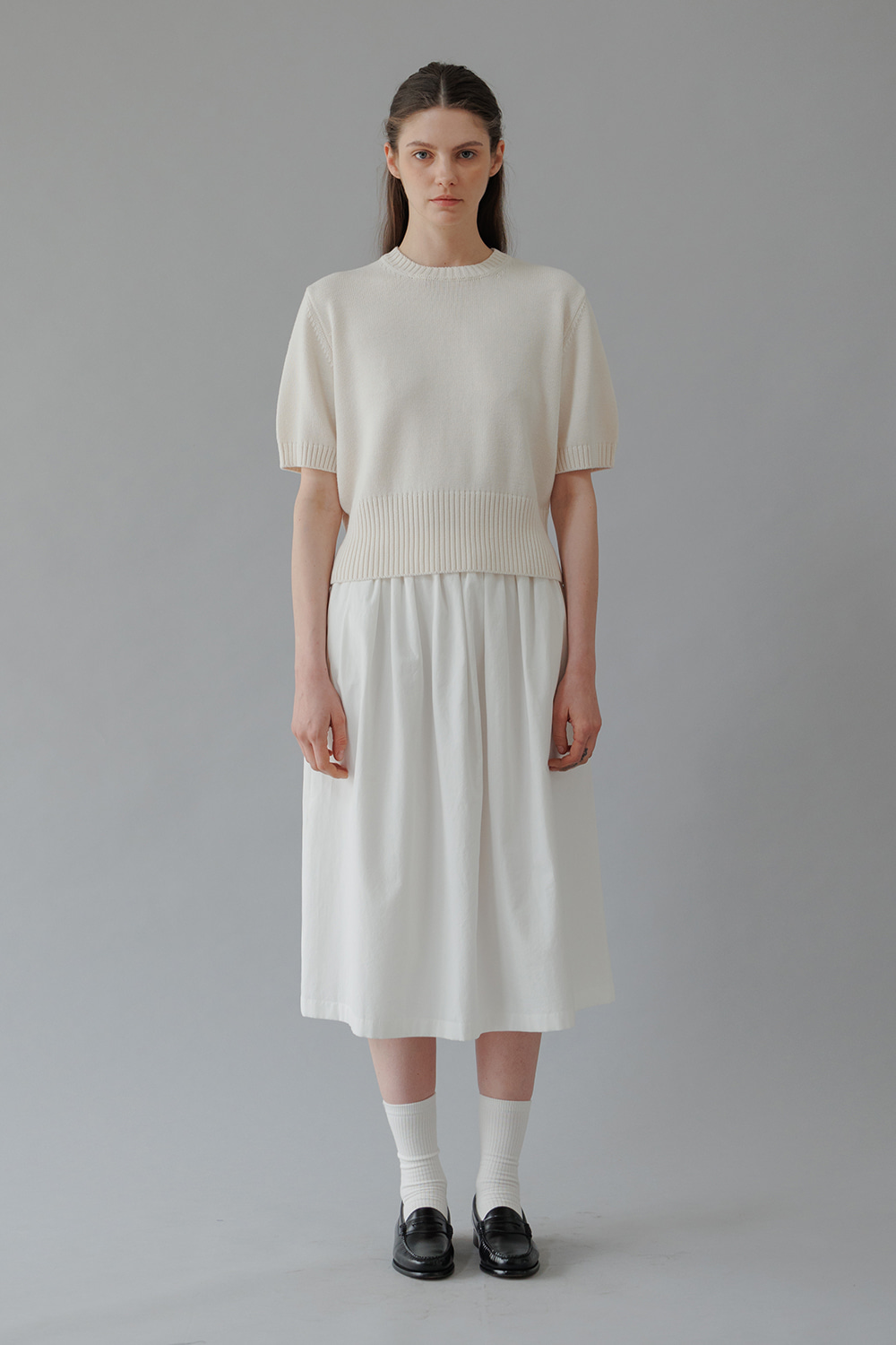 Lulu Cotton Knit(White)