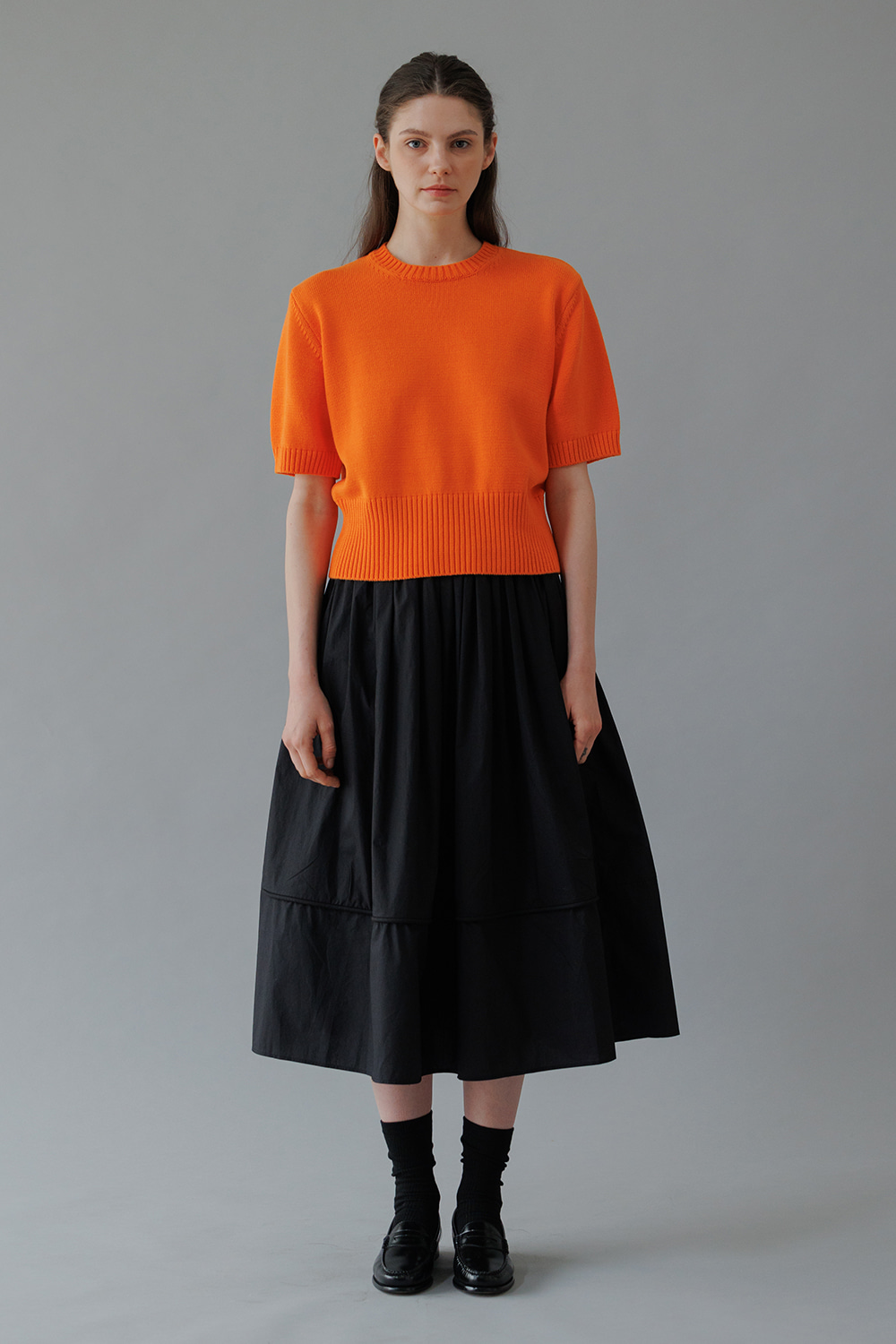 Lulu Cotton Knit(Orange)